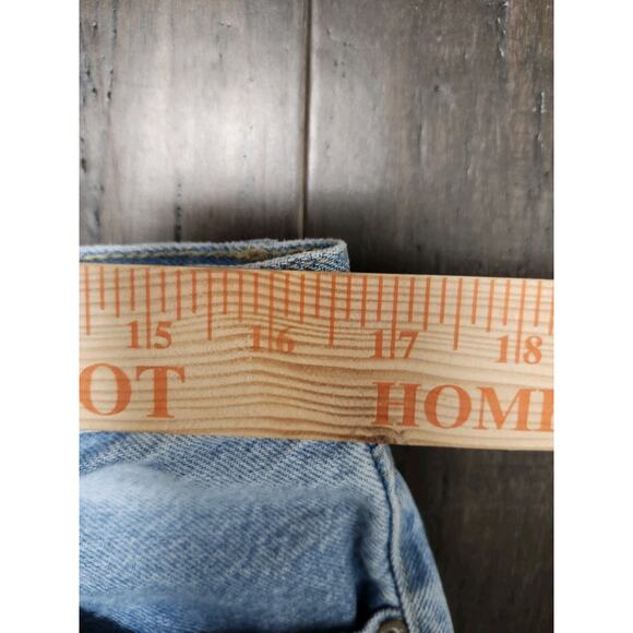 KanCan 90s Flare High Rise Jeans Size 13/30 Corset Back Lace Up Light Wash NWT - Picture 5 of 9